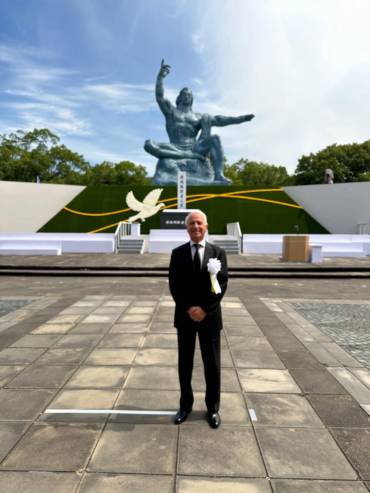 Ambassador Bouhlal at Nagasaki