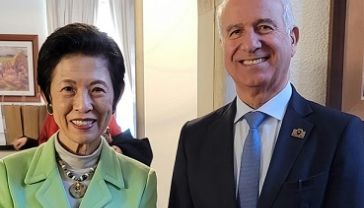 Ambasador Bouhlal and HIH Princess TAKAMADO